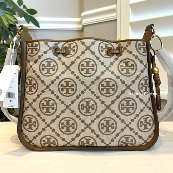 🔥NeW! Tory Burch T Monogram Jacquard Bell Bag - Picture 10 of 17